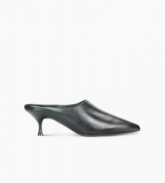 Czarne klapki damskie