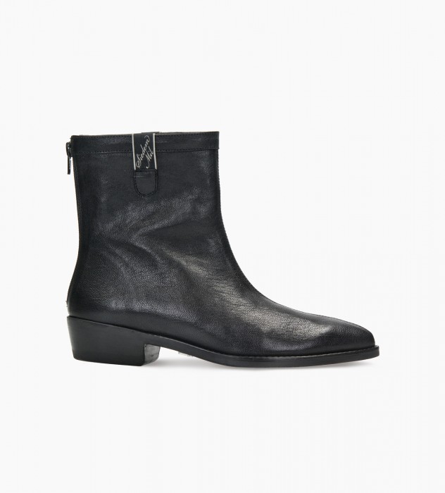 Czarne botki damskie