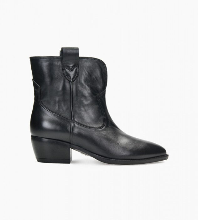 Czarne botki damskie