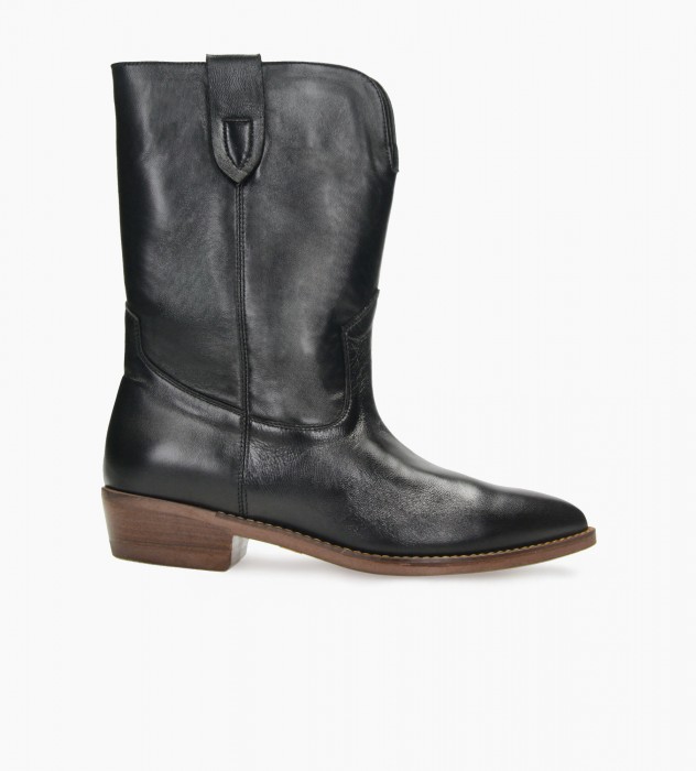 Czarne botki damskie