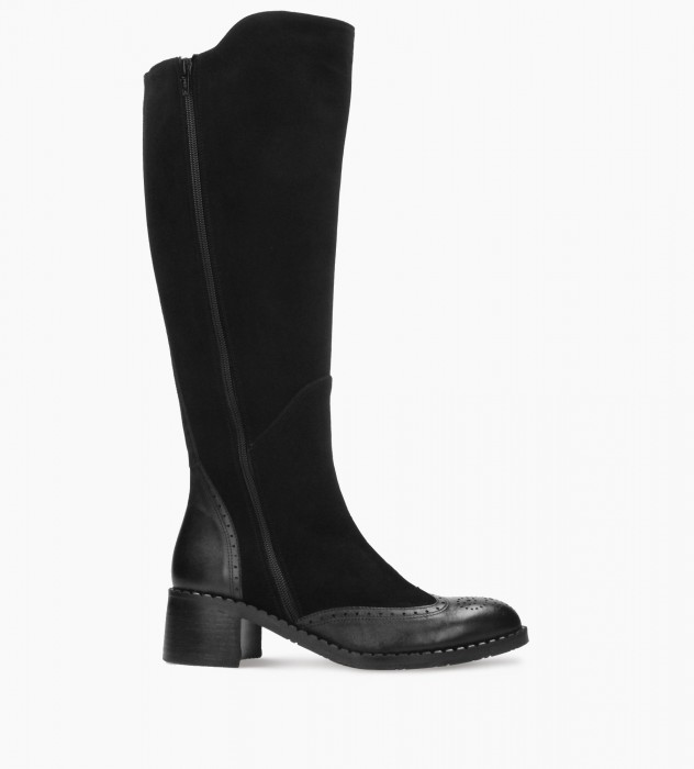 Czarne kozaki damskie