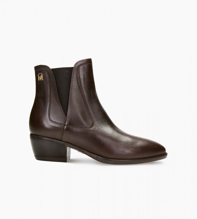 Brązowe sztyblety damskie