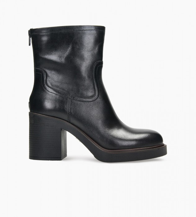 Czarne botki damskie