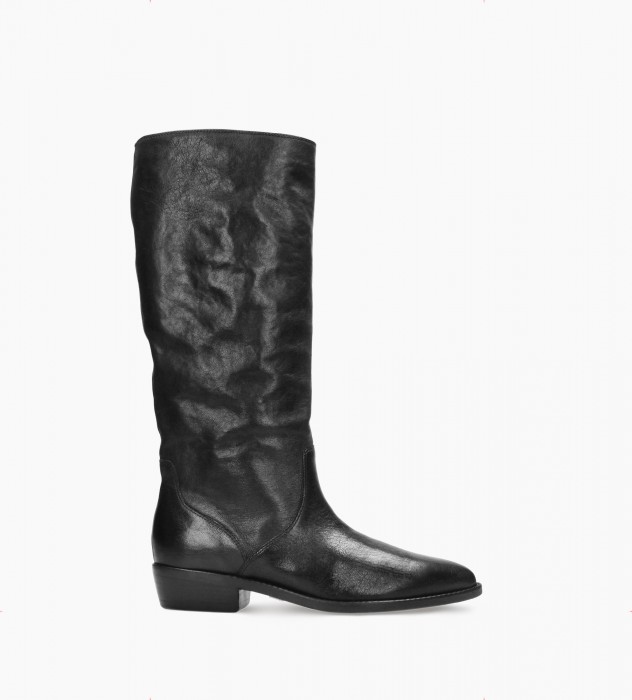 Czarne kozaki damskie