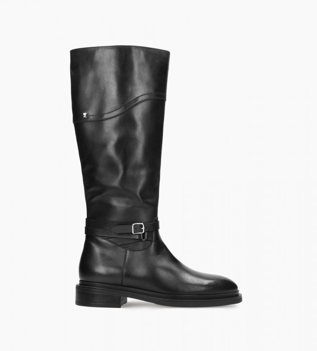 Czarne kozaki damskie