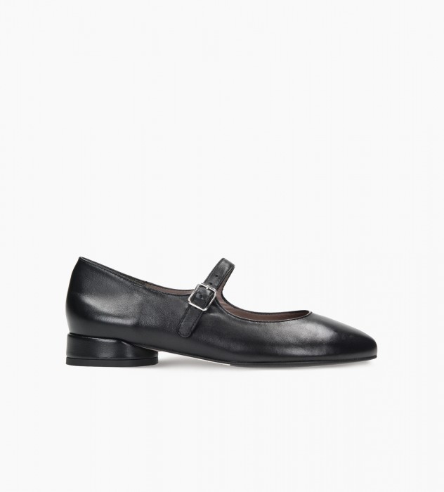 Czarne baleriny damskie