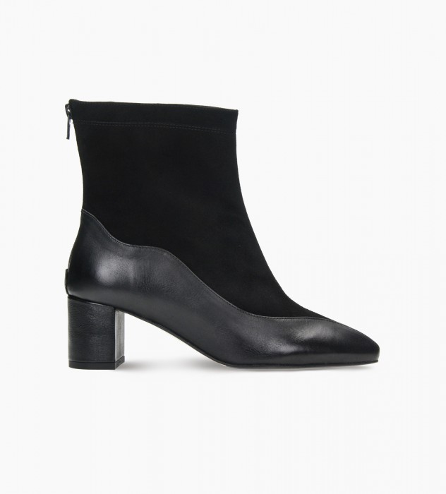 Czarne botki damskie