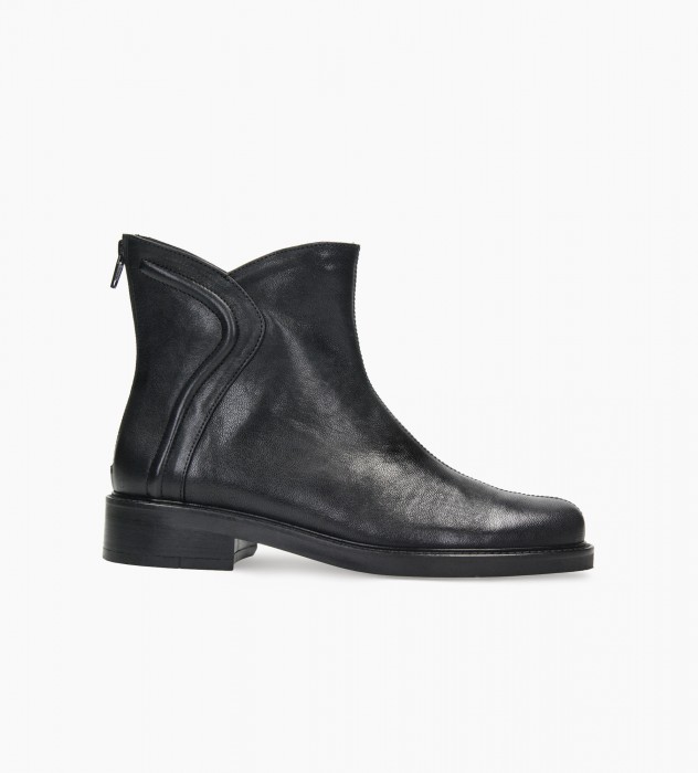 Czarne botki damskie