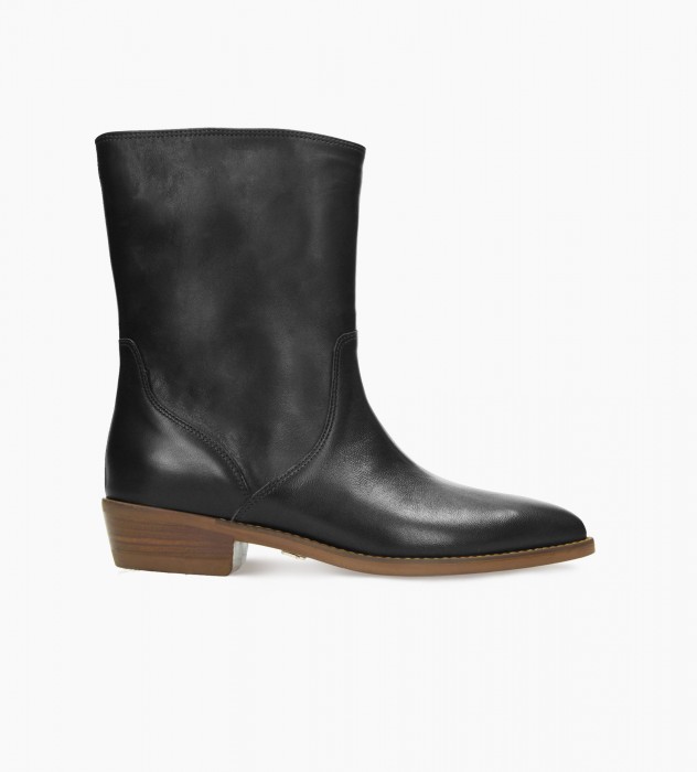 Czarne botki damskie