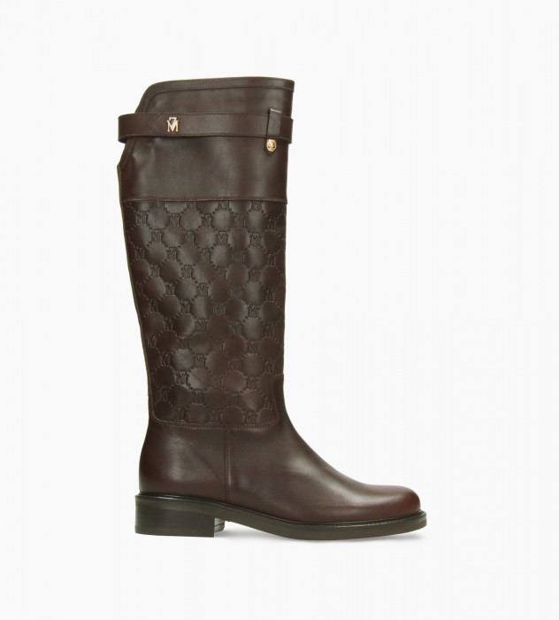 Brązowe kozaki damskie