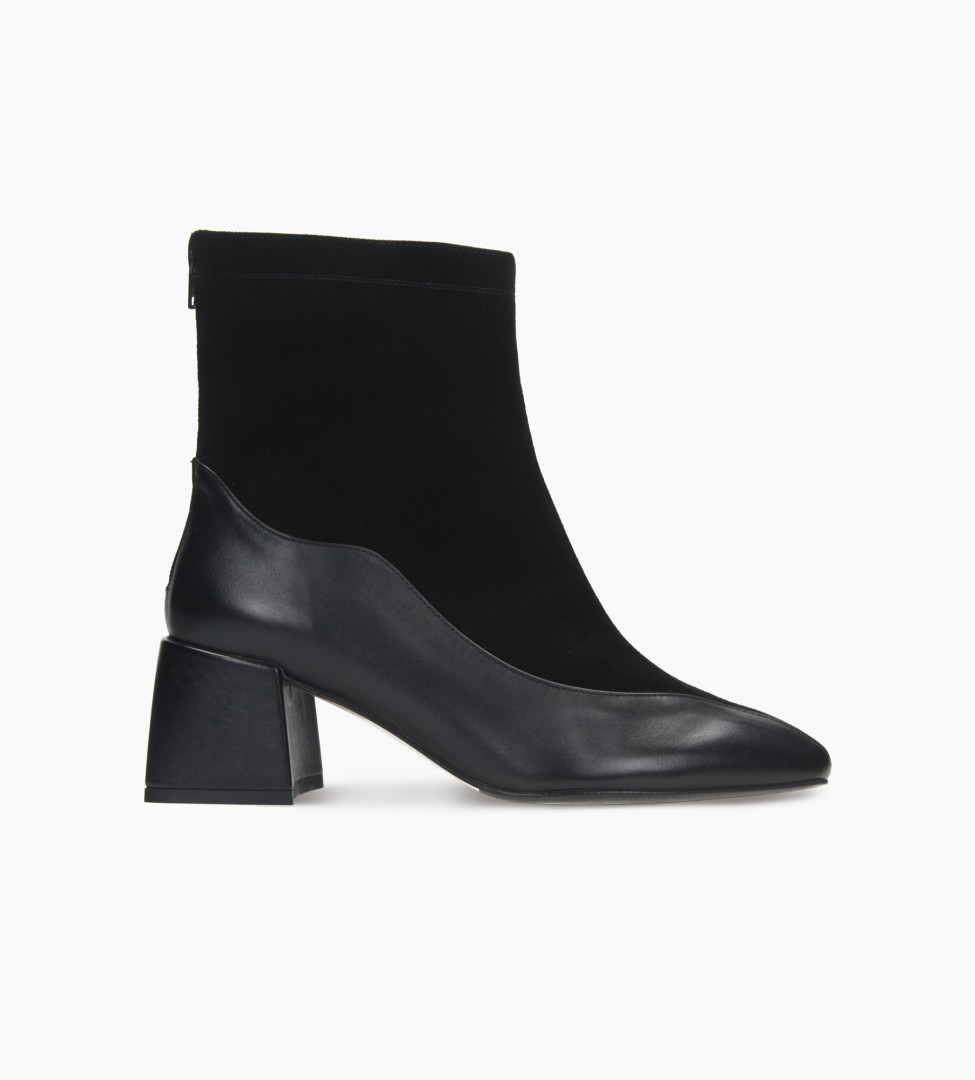 Czarne botki damskie