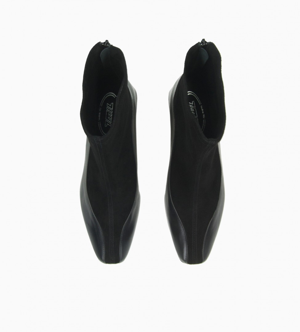 Czarne botki damskie