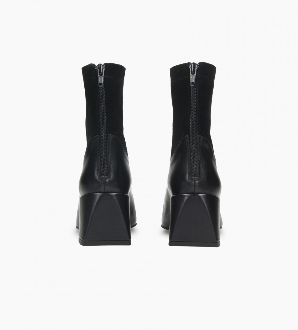 Czarne botki damskie