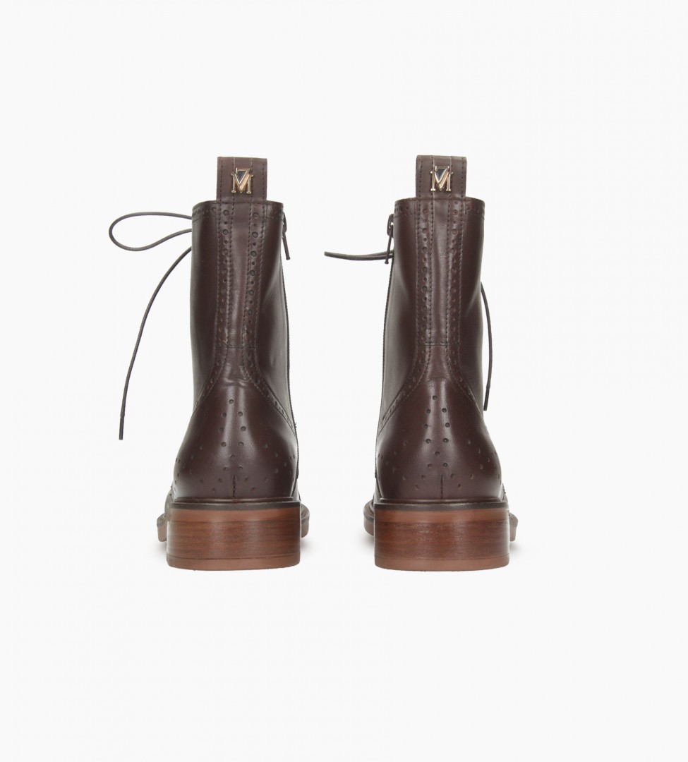 Brązowe trzewiki damskie