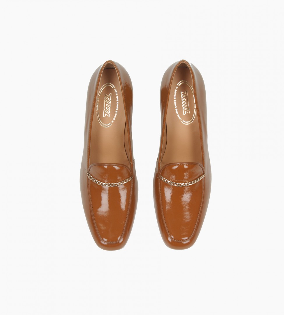 Koniakowe mokasyny damskie