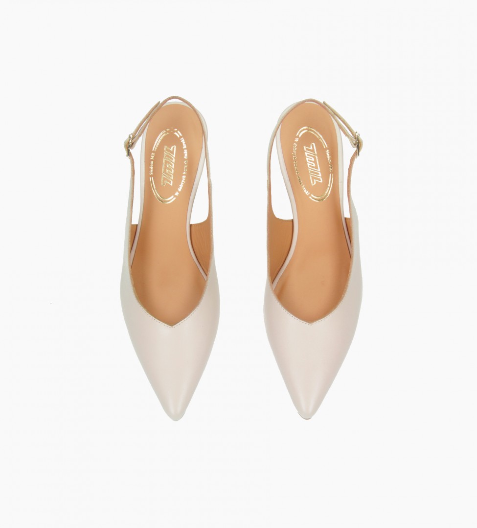 Beżowe czółenko damskie