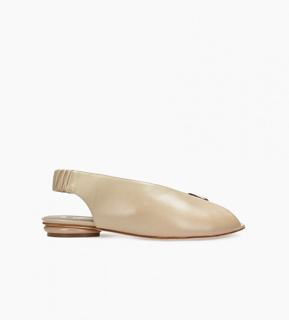 Beżowe sandały damskie