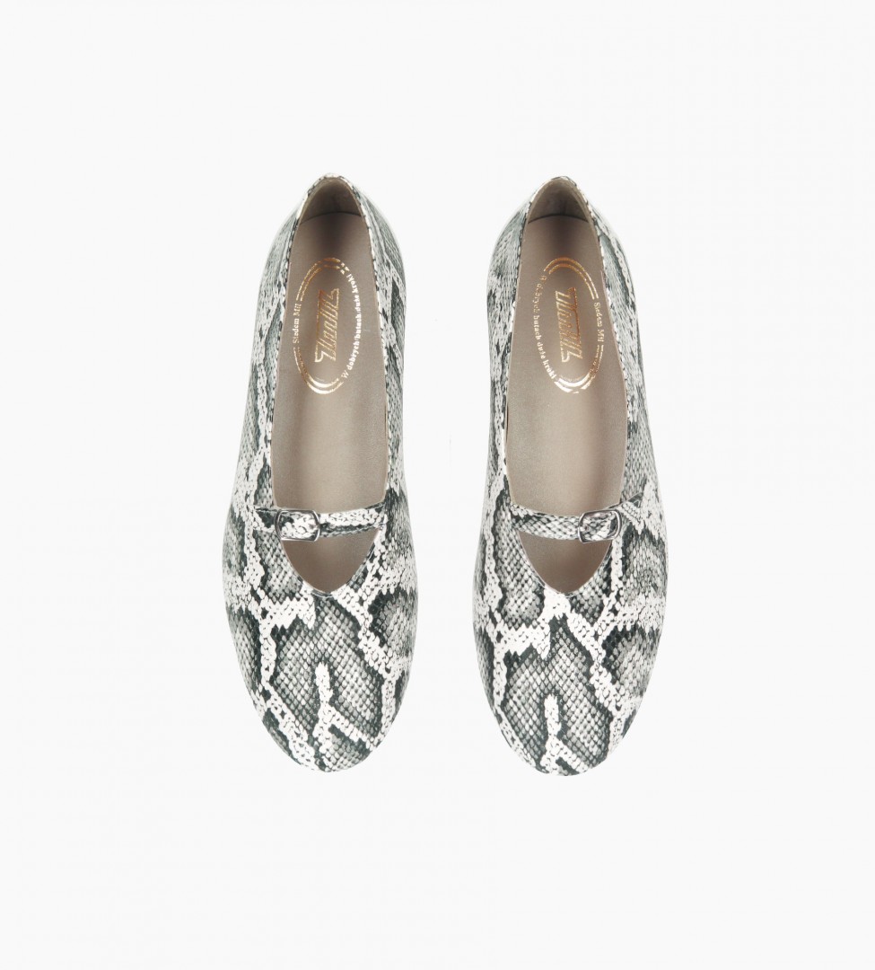 Beżowe baleriny damskie