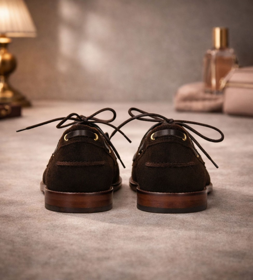 Brązowe mokasyny damskie