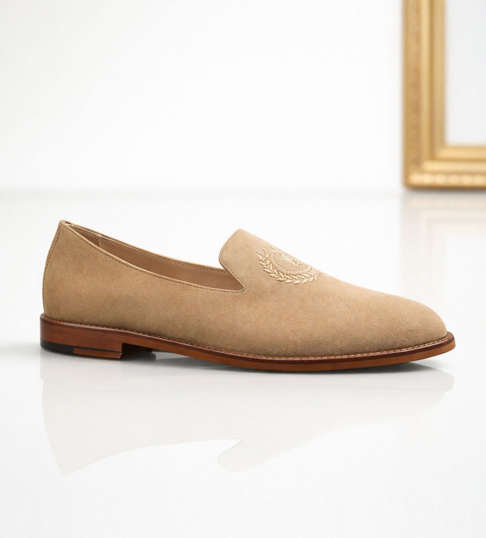 Brązowe baleriny damskie