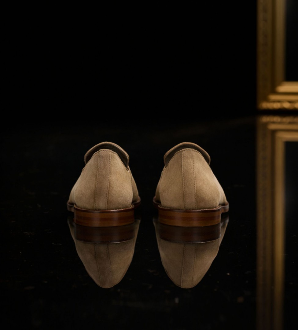 Brązowe baleriny damskie