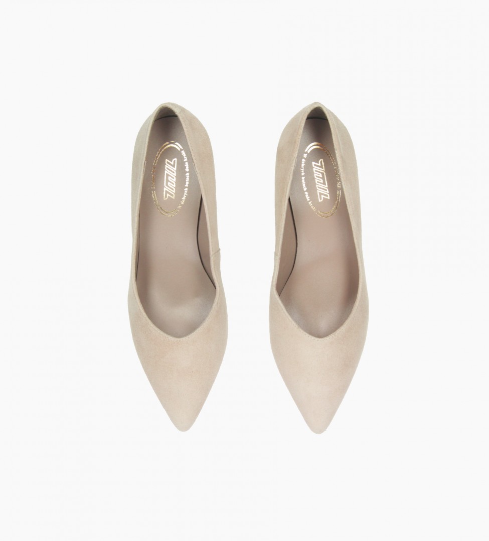 Beżowe czółenka damskie