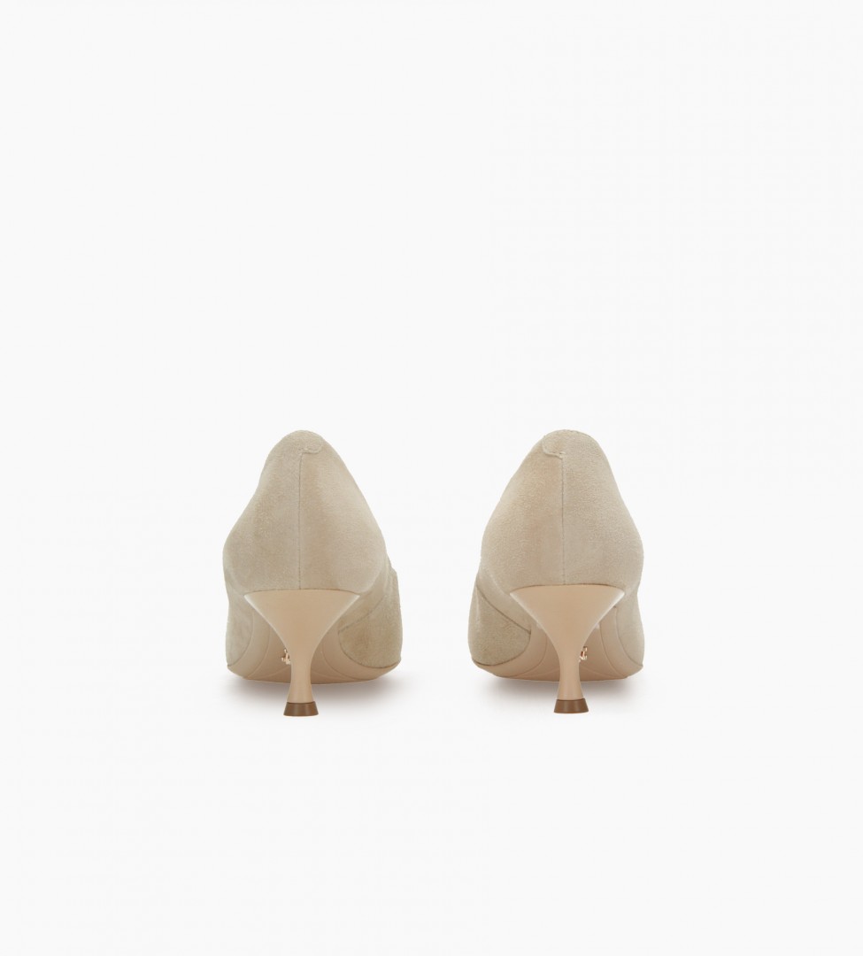 Beżowe czółenka damskie