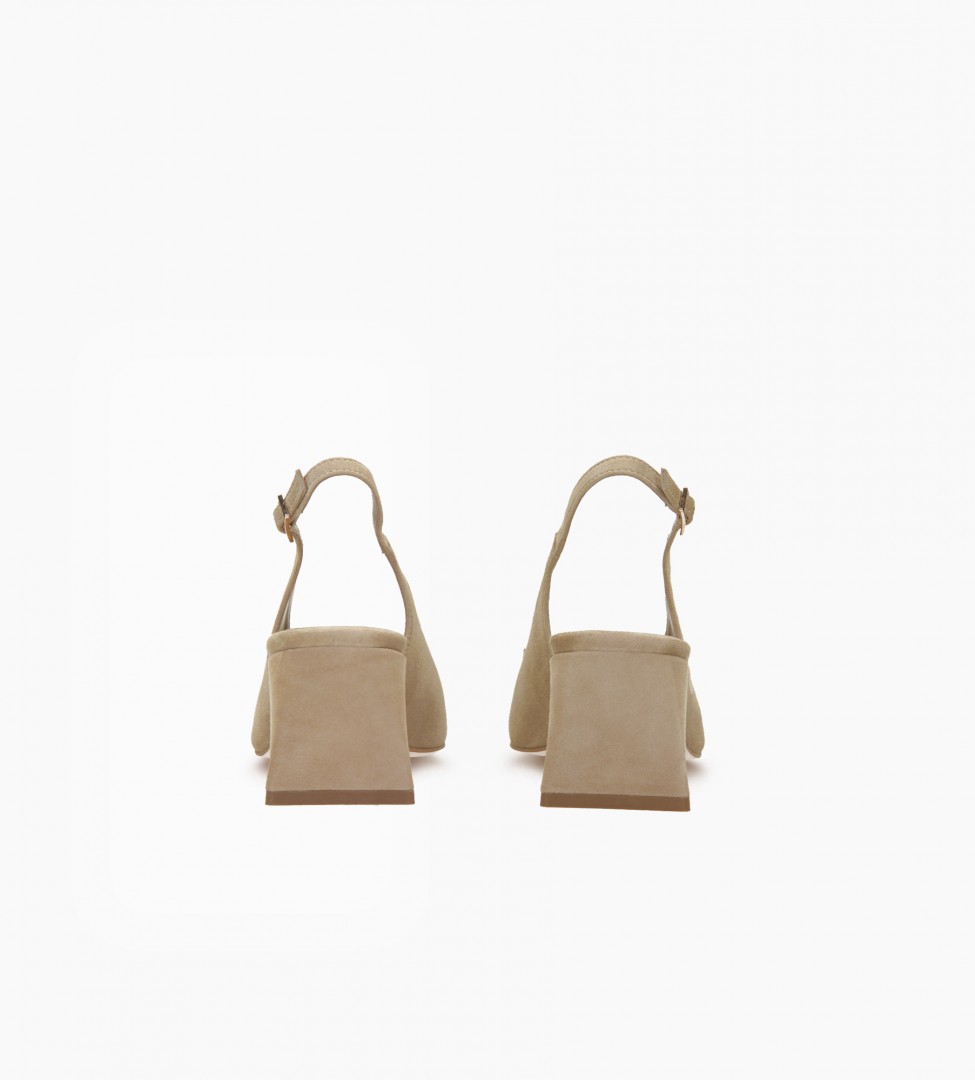 Beżowe czółenka damskie