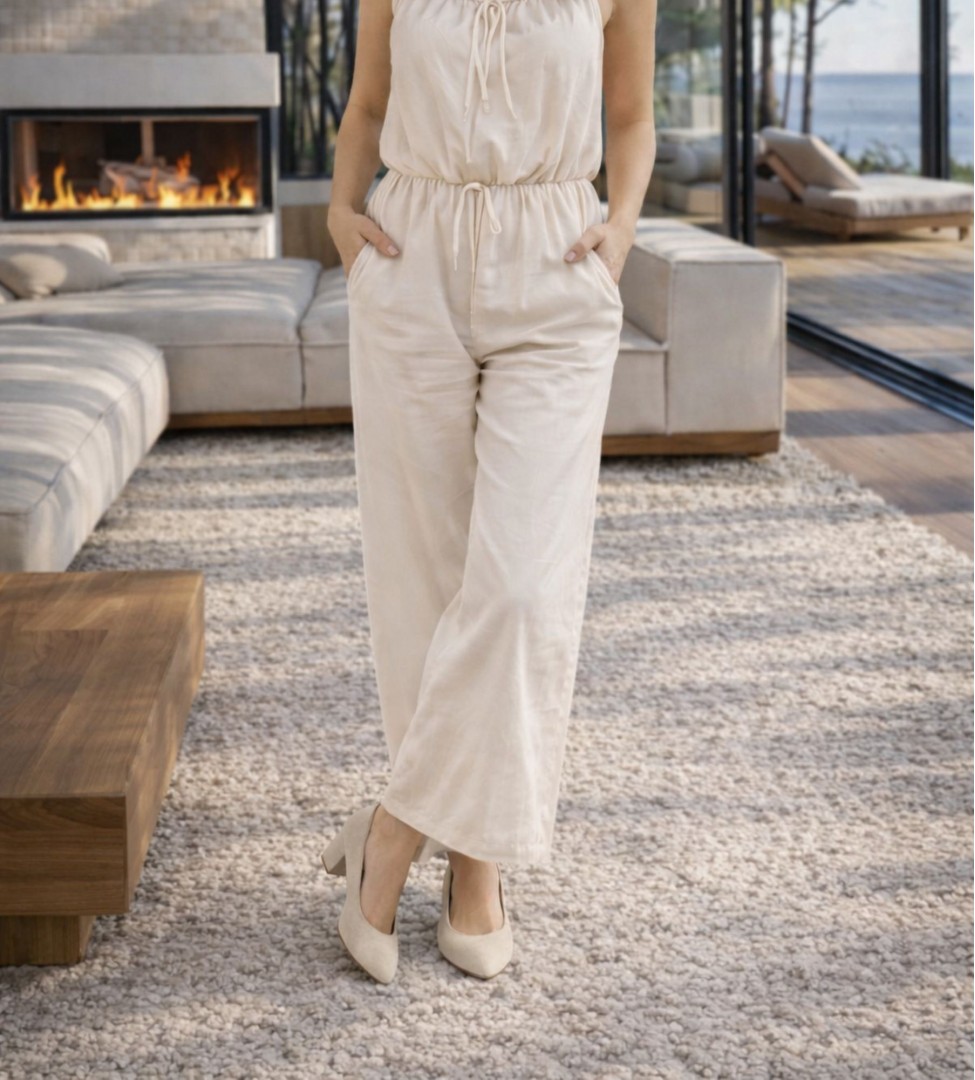 Beżowe czółenka damskie