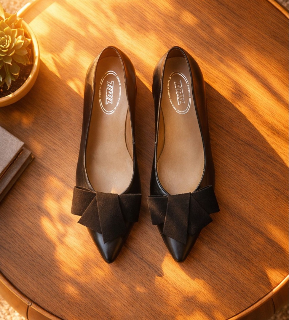 Czarne czółenka damskie