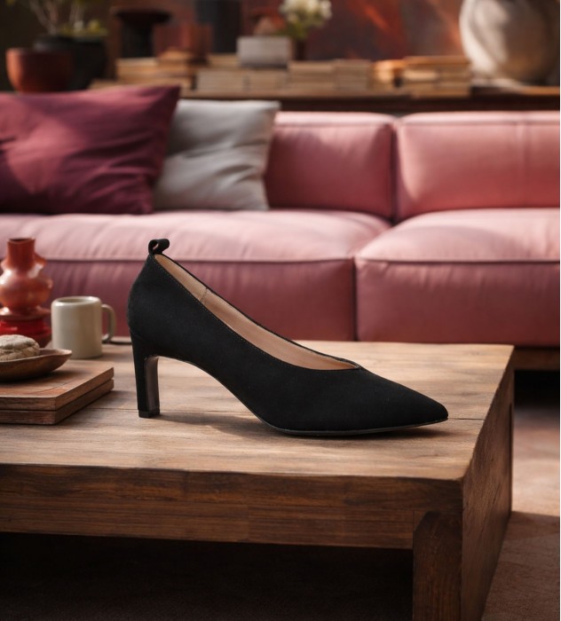 Czarne czółenka damskie