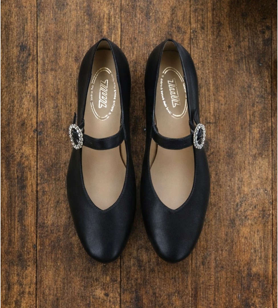 Czarne czółenka damskie