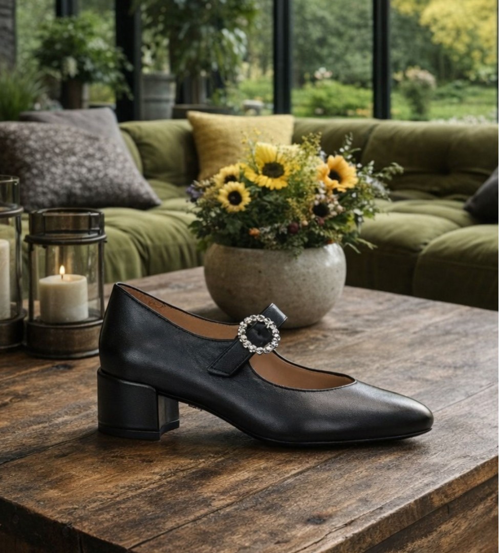 Czarne czółenka damskie