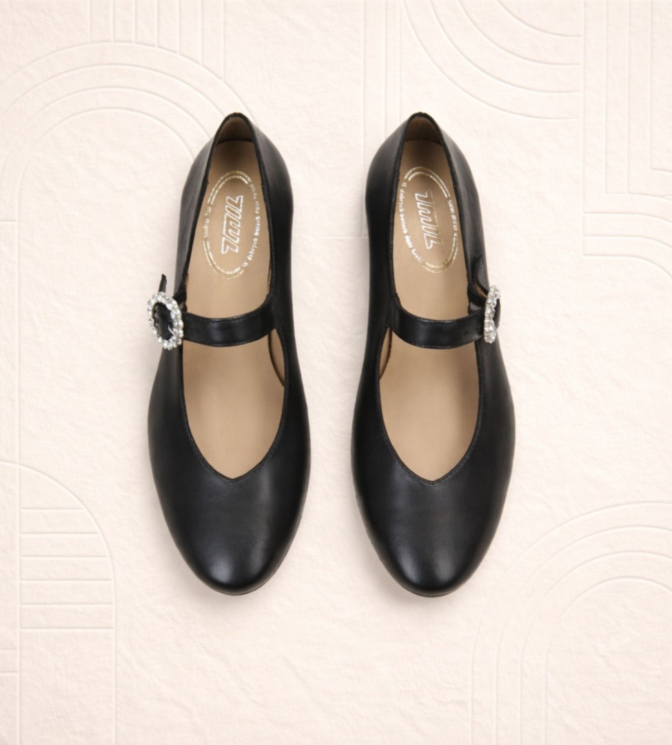 Czarne czółenka damskie