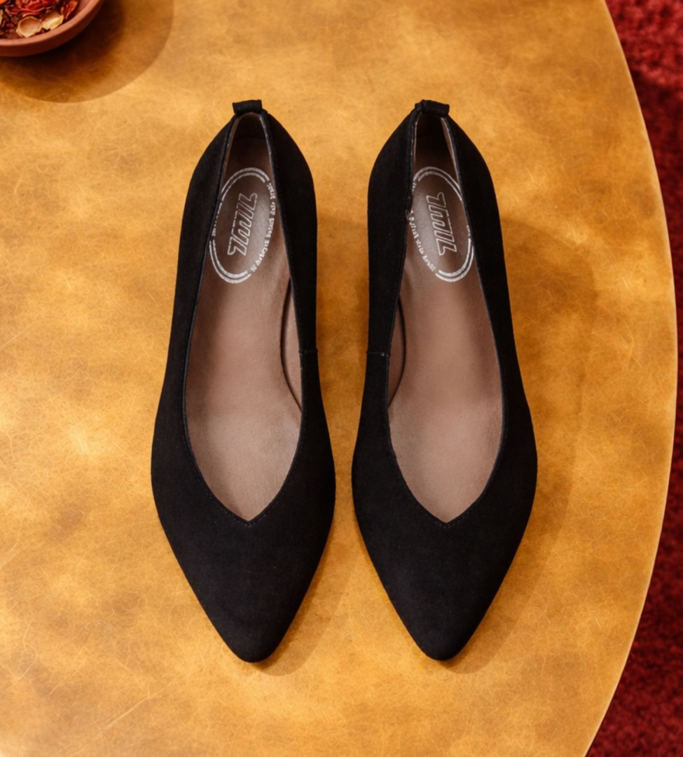 Czarne czółenka damskie