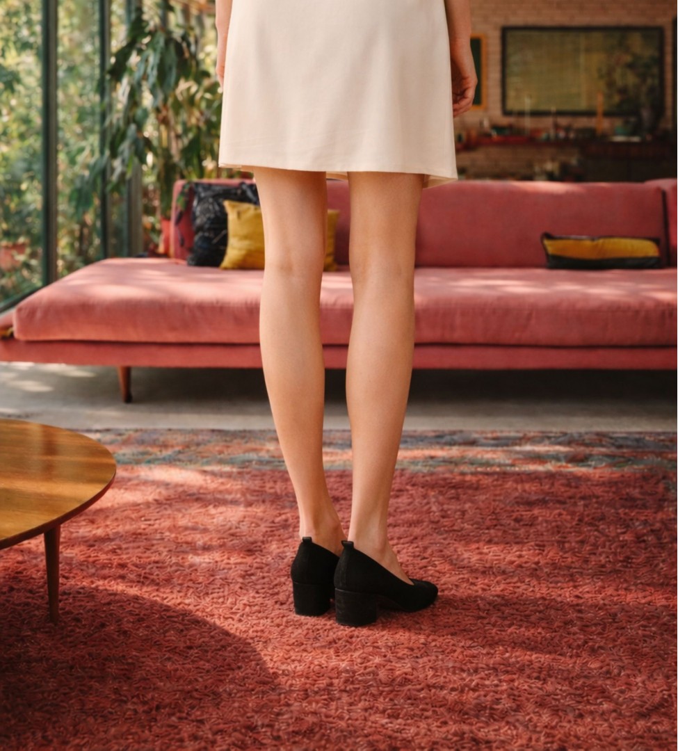 Czarne czółenka damskie