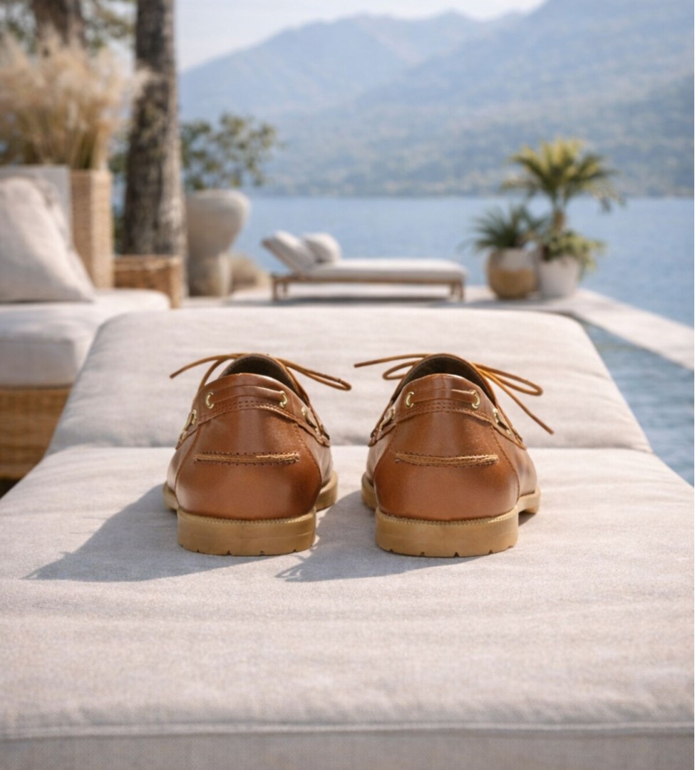 Koniakowe mokasyny damskie