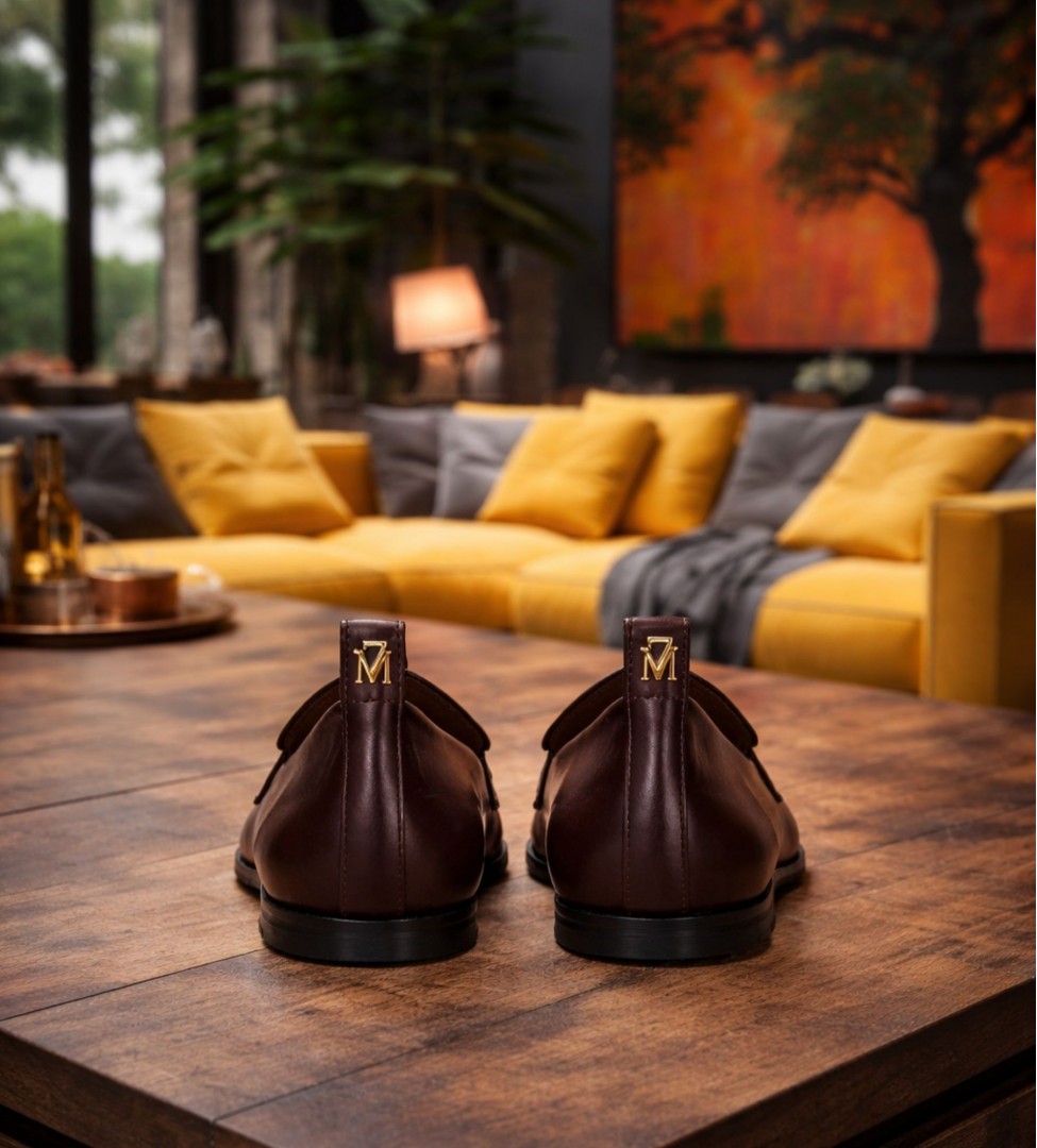 Brązowe mokasyny damskie