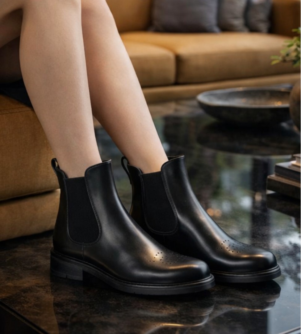 Czarne sztyblety damskie