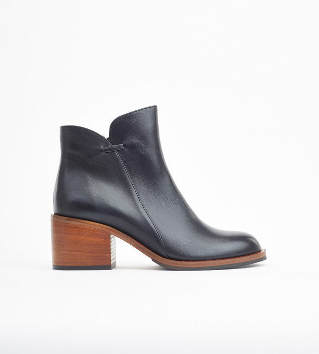 Czarne botki damskie