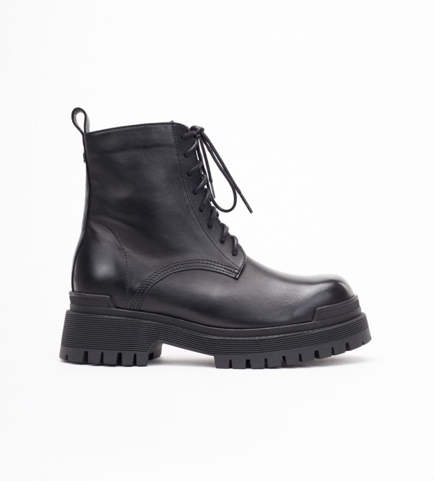 Czarne trzewiki damskie