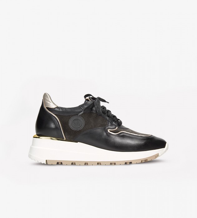 Czarne sneakersy damskie