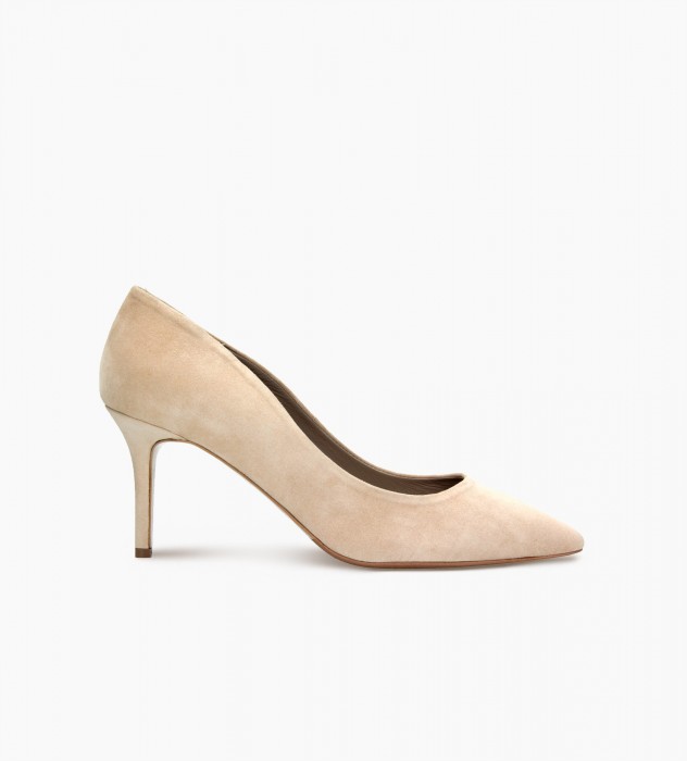 Beżowe czółenka damskie