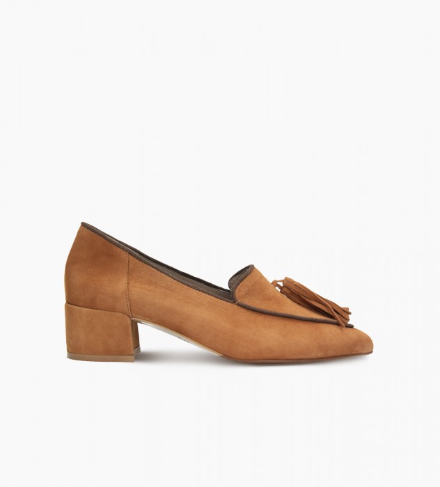 Brązowe czółenko damskie