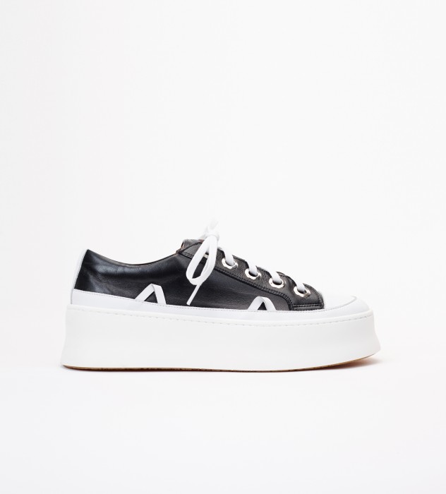 Czarne sneakersy damskie