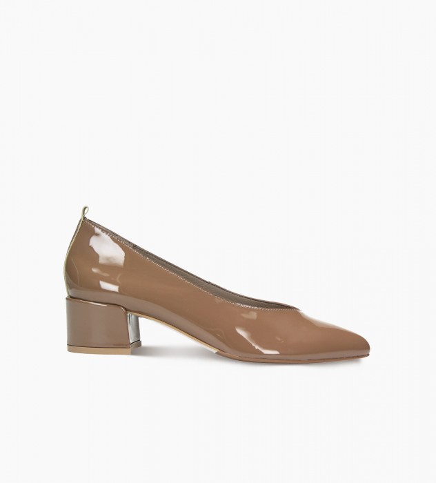 Beżowe czółenka damskie