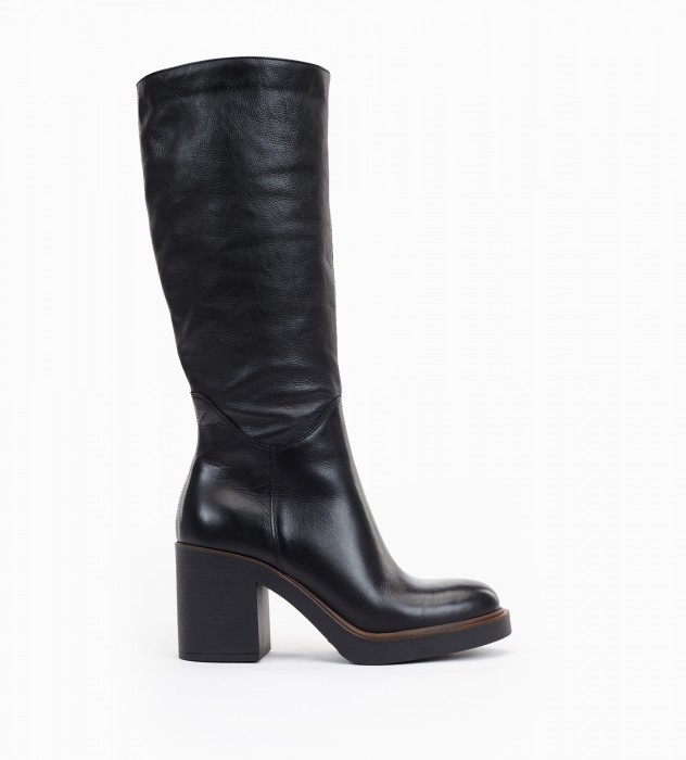 Czarne kozaki damskie