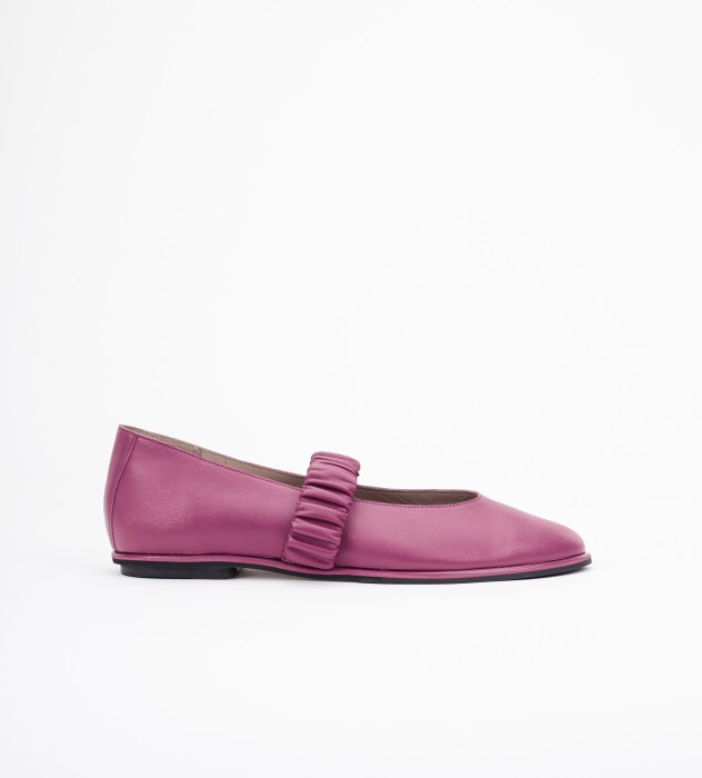 Różowa balerina damska