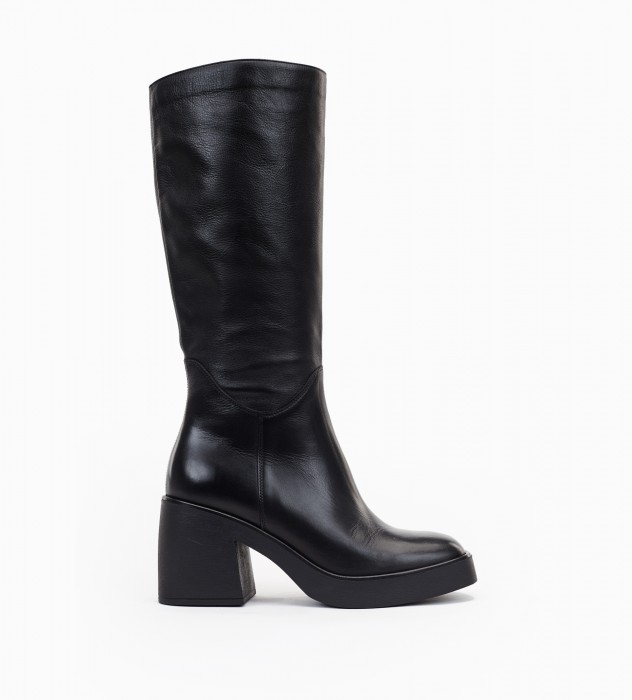 Czarne kozaki damskie