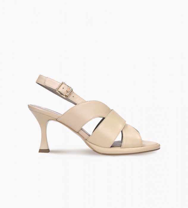 Beżowe sandały damskie